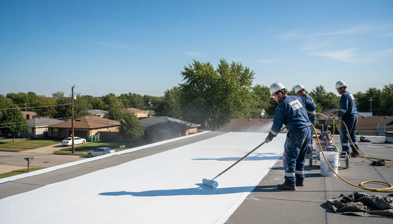 Commercial roof coating in Troy, WV near me